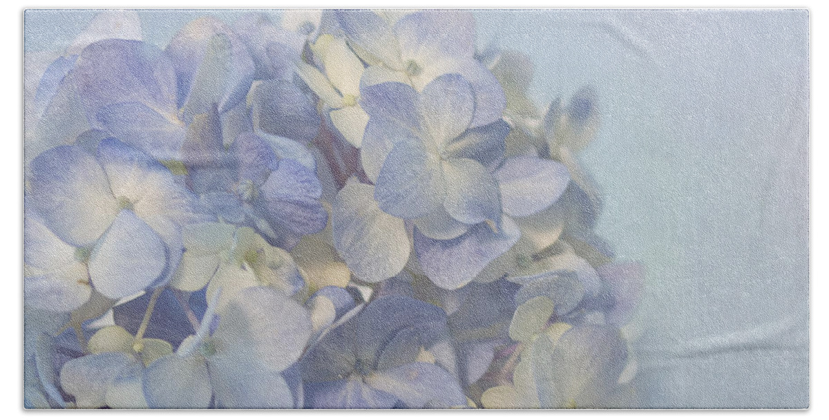 Flower Beach Sheet featuring the photograph Charming Blue by Kim Hojnacki