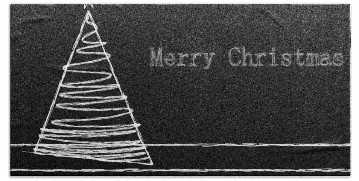 Christmas Beach Towel featuring the digital art Christmas Card 25 by Martin Capek