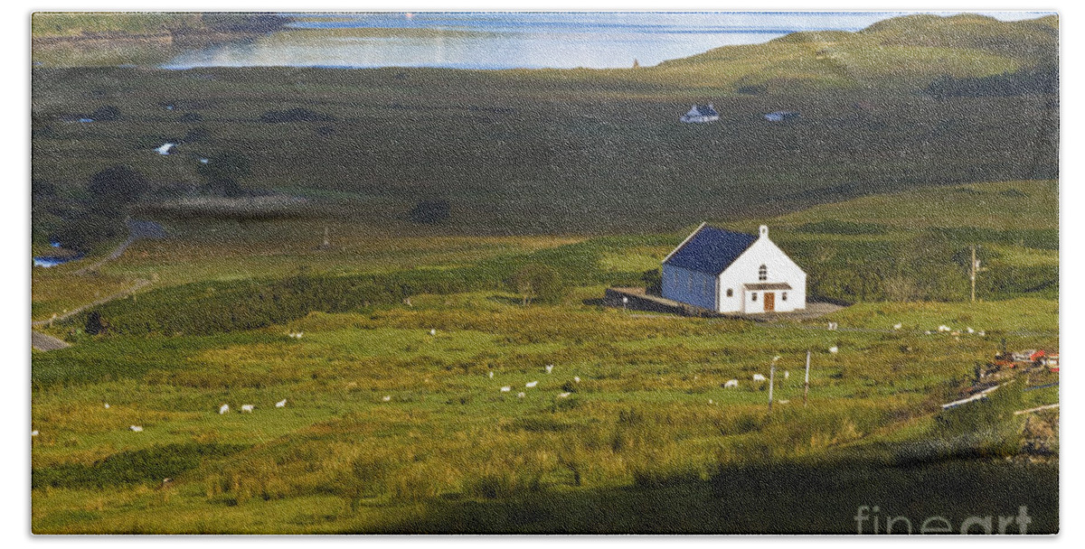 White Beach Towel featuring the photograph Church in the Glen by Diane Macdonald