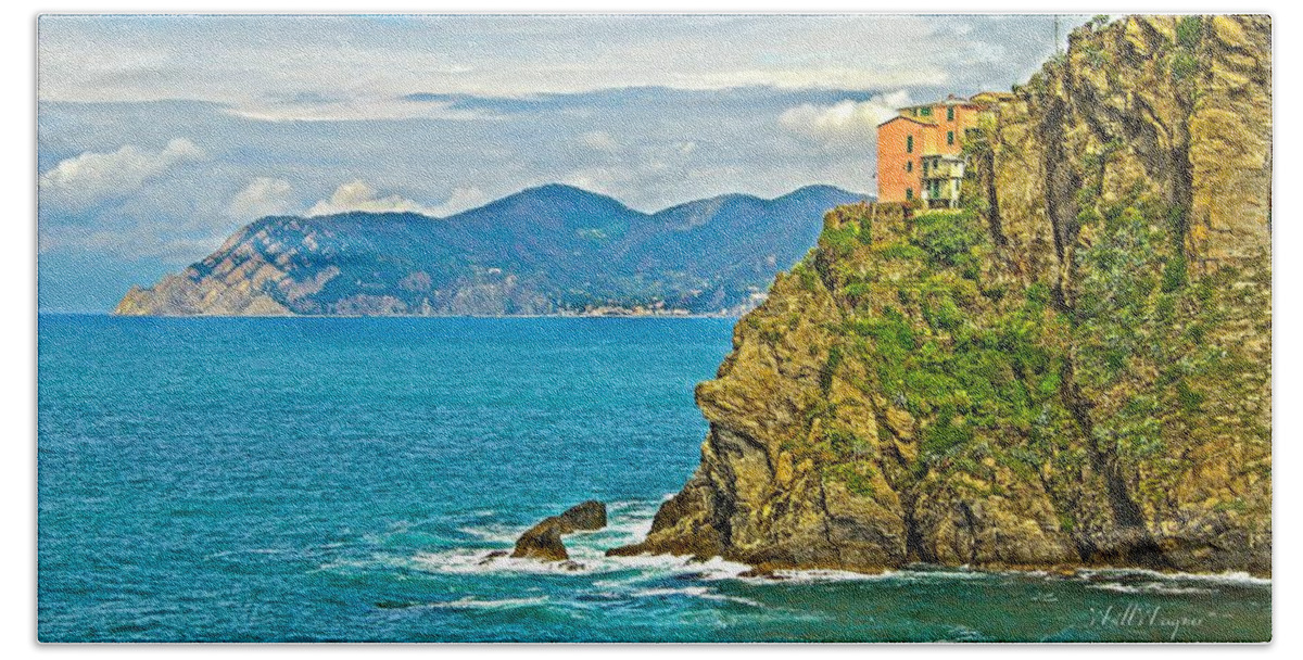 Ocean Beach Towel featuring the photograph Cinque Terre 1 by Will Wagner