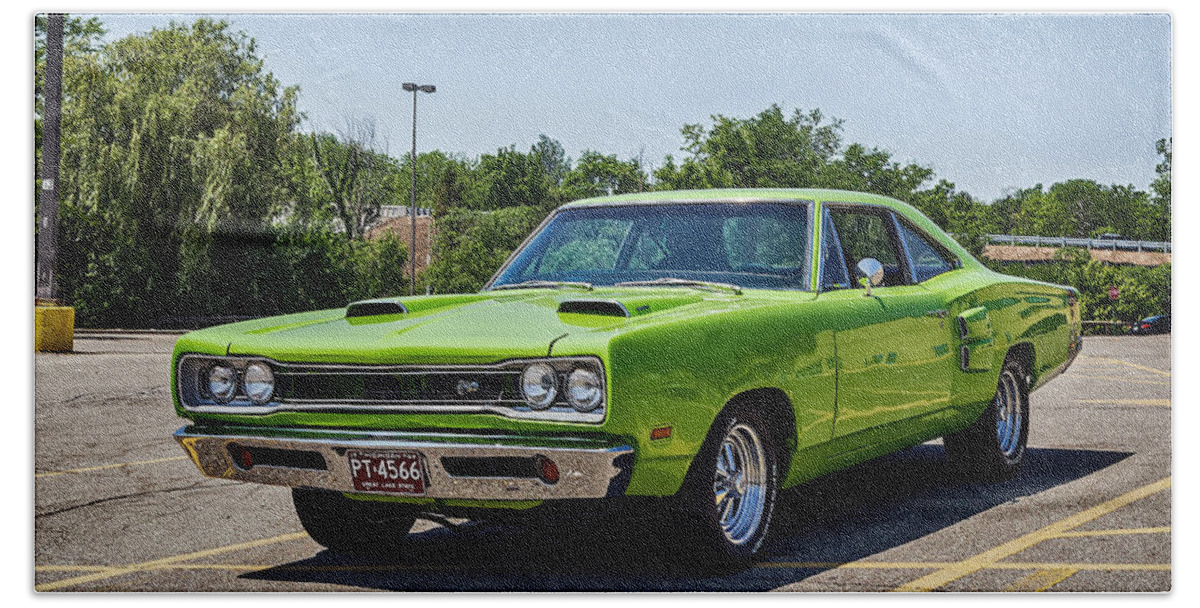 Mopar Beach Sheet featuring the photograph Classic Muscle by Sennie Pierson