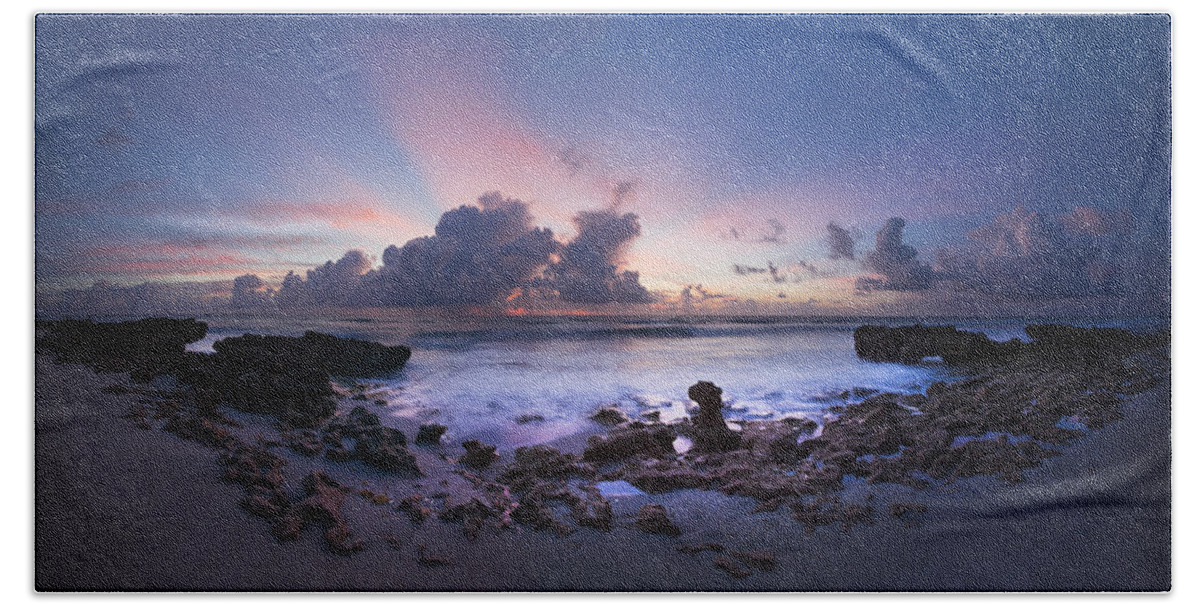 Coast Beach Towel featuring the photograph Coastal Panorama by Debra and Dave Vanderlaan