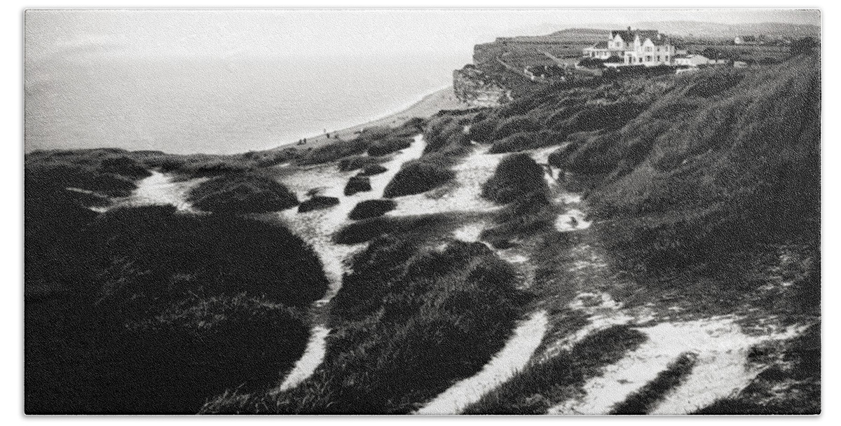 Burton Bradstock Beach Towel featuring the photograph Coastal Path by Dorit Fuhg