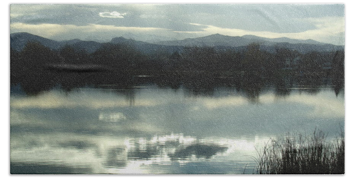 Lake Beach Sheet featuring the photograph Cold Light by Jessica Myscofski