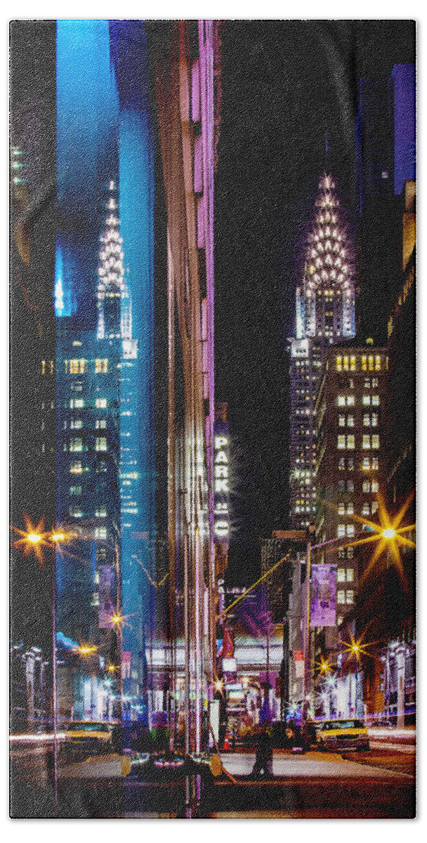 New Beach Towel featuring the photograph Color of Manhattan by Az Jackson