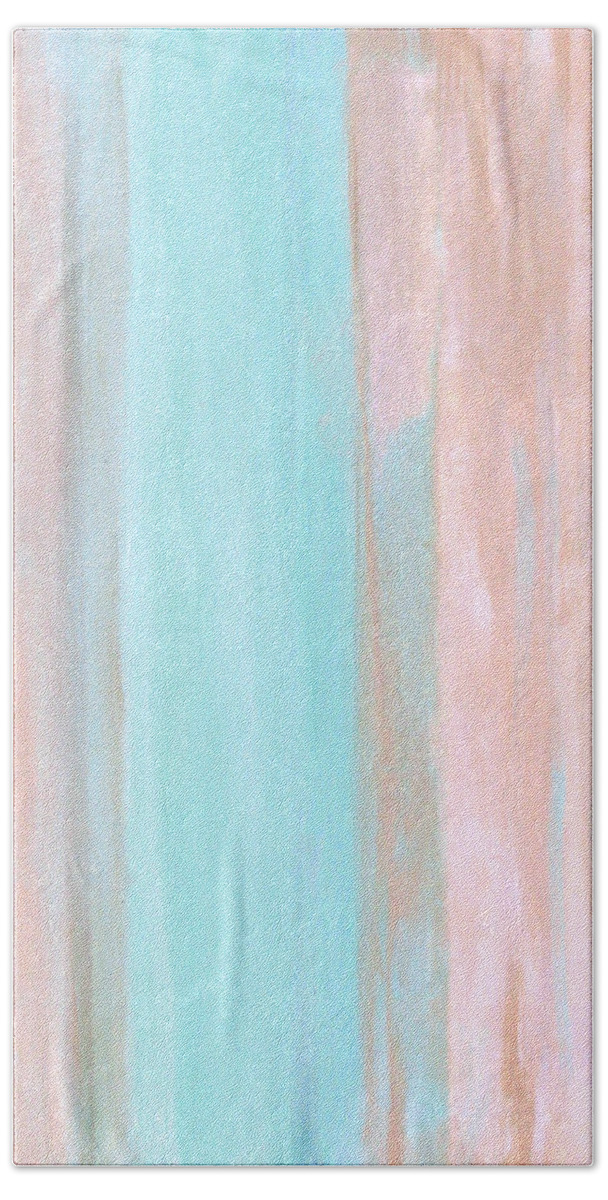 Abstact Beach Towel featuring the painting Cool Jade by Stephanie Grant