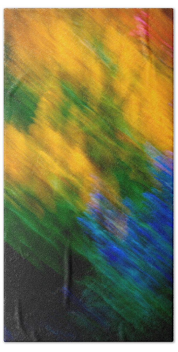 Flowers Beach Towel featuring the photograph Cosmic Color by Christie Kowalski