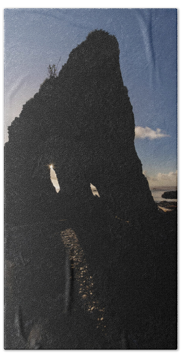 Washington Beach Sheet featuring the photograph Dark Knight by Dustin LeFevre
