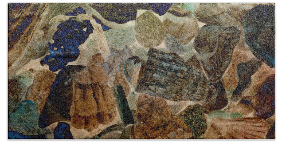 Abstract Beach Sheet featuring the photograph Debris 2 by WB Johnston