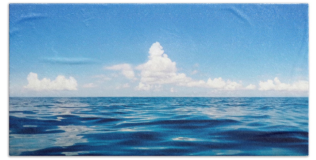 Sea Beach Towel featuring the photograph Deep Blue by Nicklas Gustafsson