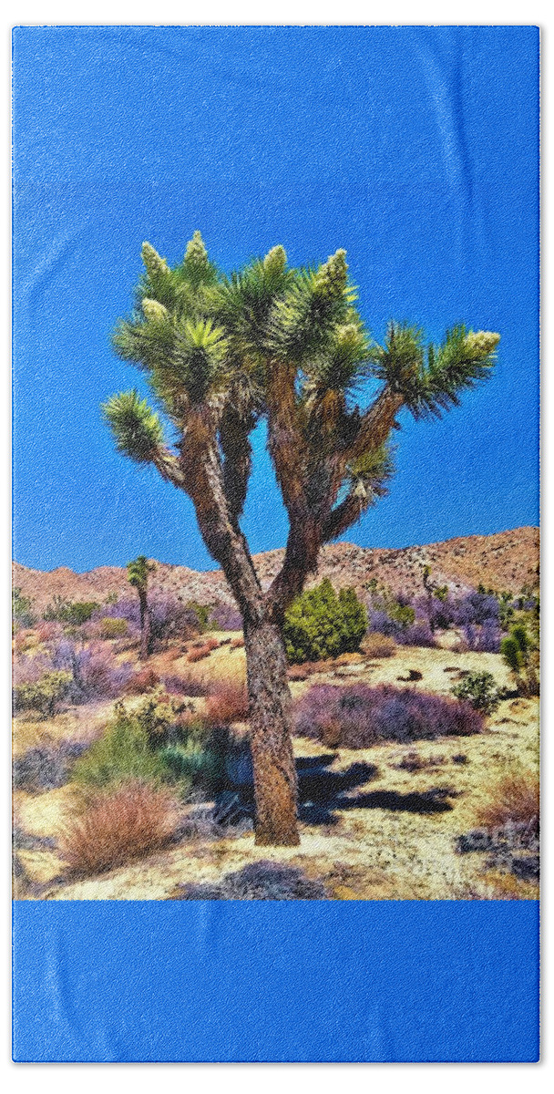 Desert Sun Beach Sheet featuring the photograph Desert Spring by Angela J Wright