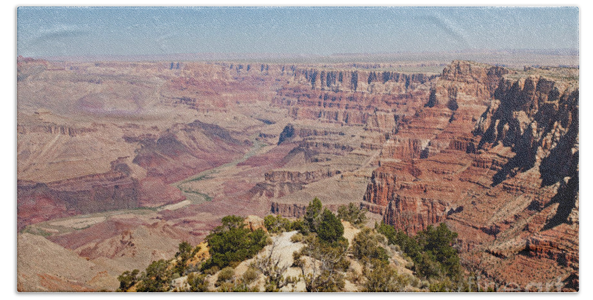 Arizona Beach Towel featuring the photograph Desert View Grand Canyon National Park by Fred Stearns
