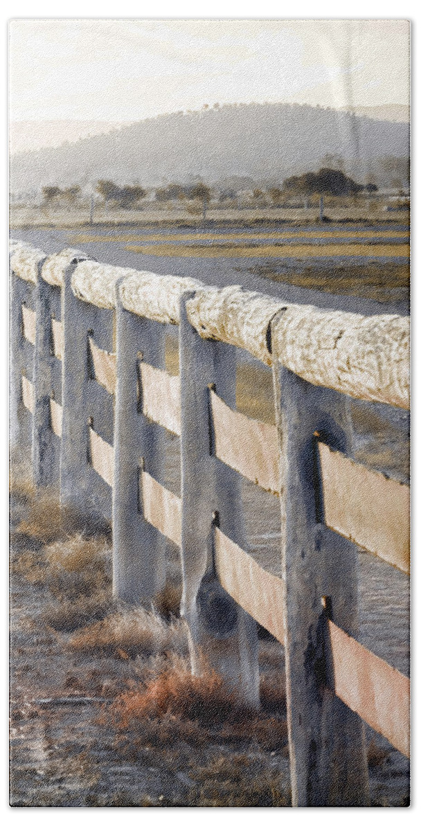Landscapes Beach Sheet featuring the photograph Don't Fence Me In by Holly Kempe
