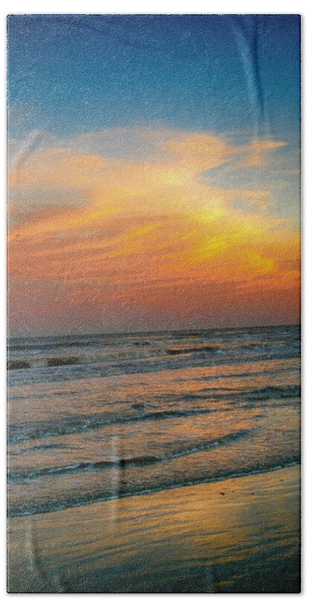 Relaxing Beach Towel featuring the photograph Dreamy Gulf Coast Sunset by Kristina Deane
