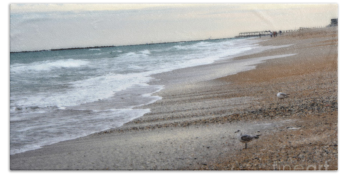 North Carolina Beach Towel featuring the photograph Dreamy Ocean Beach North Carolina Coastal Beach by Kathy Fornal