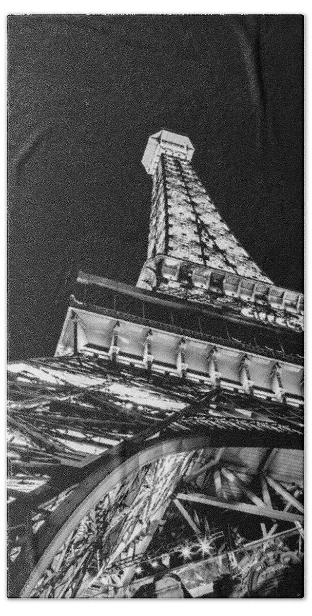 Eiffel Tower Beach Towel featuring the photograph Industrial Romance by Az Jackson
