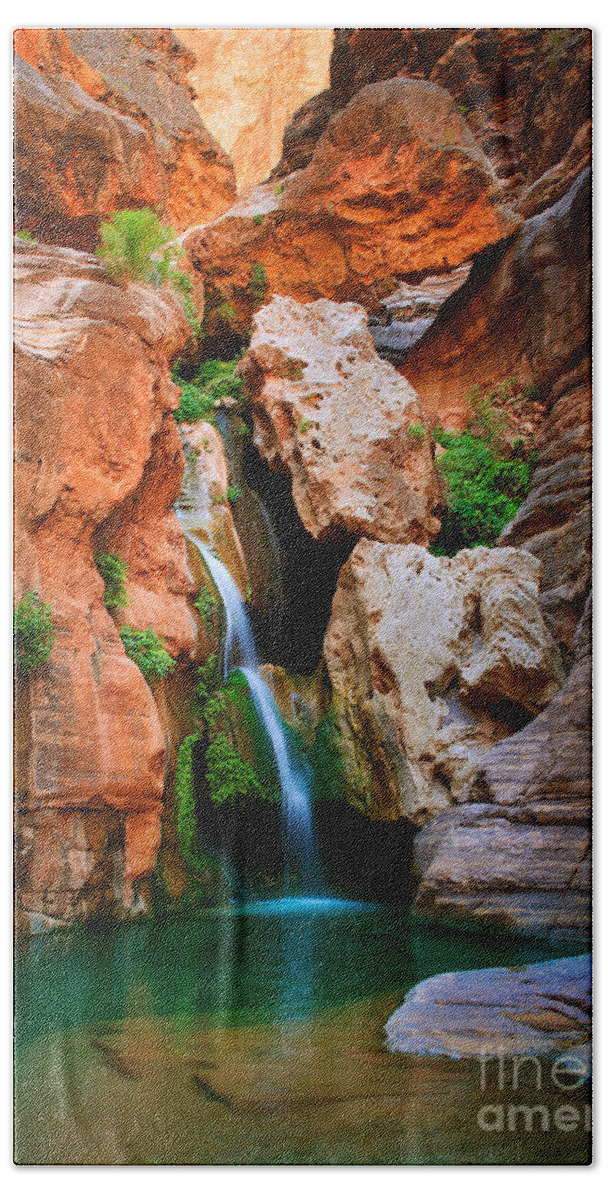 America Beach Towel featuring the photograph Elves Chasm by Inge Johnsson