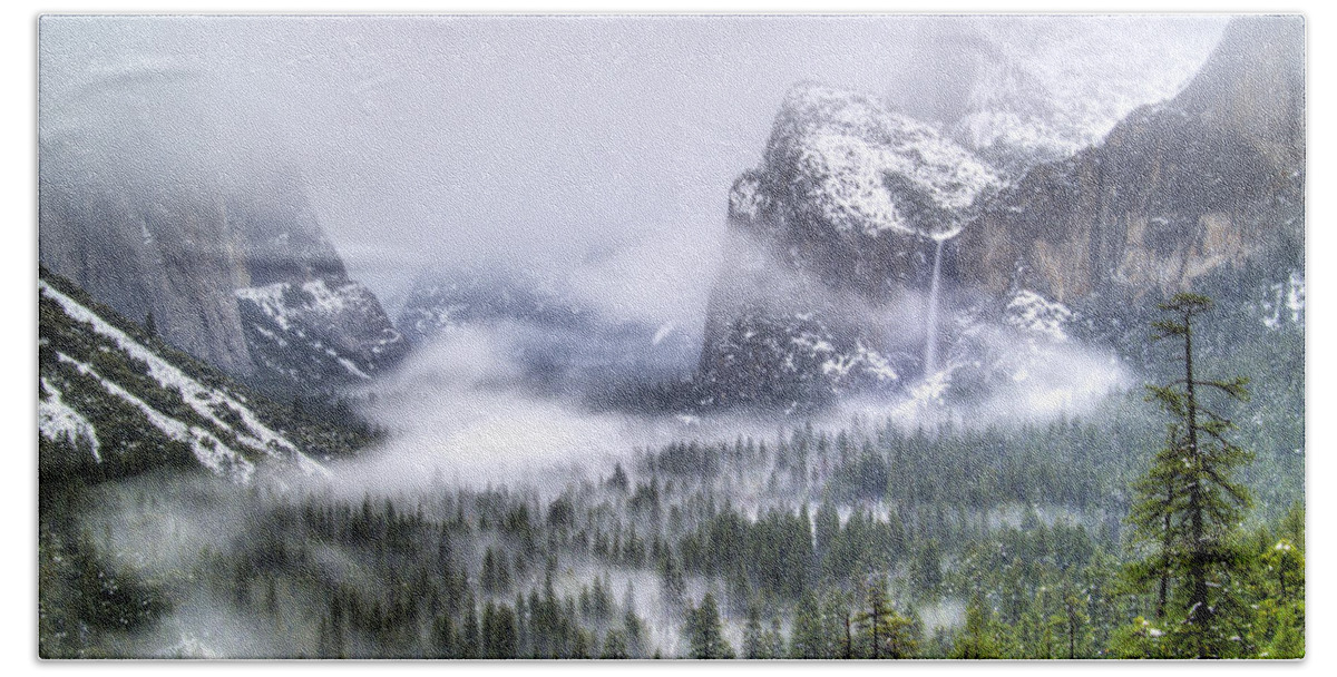 Yosemite Beach Sheet featuring the photograph Enchanted Valley by Bill Gallagher