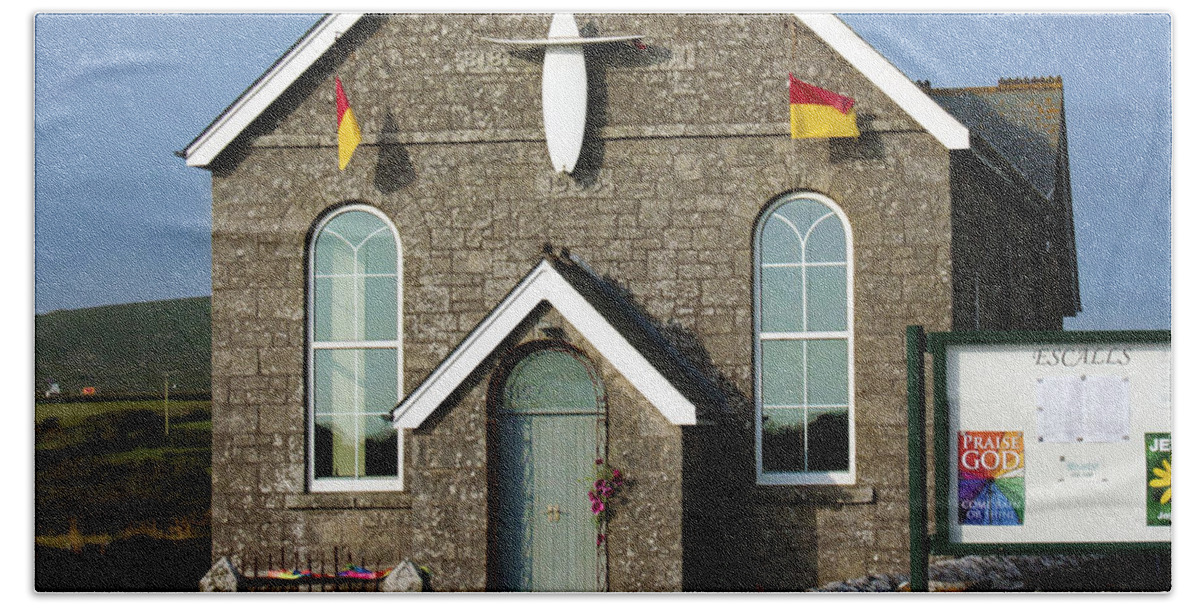 Escalls Chapel Beach Towel featuring the photograph Escalls Chapel Cornwall by Terri Waters