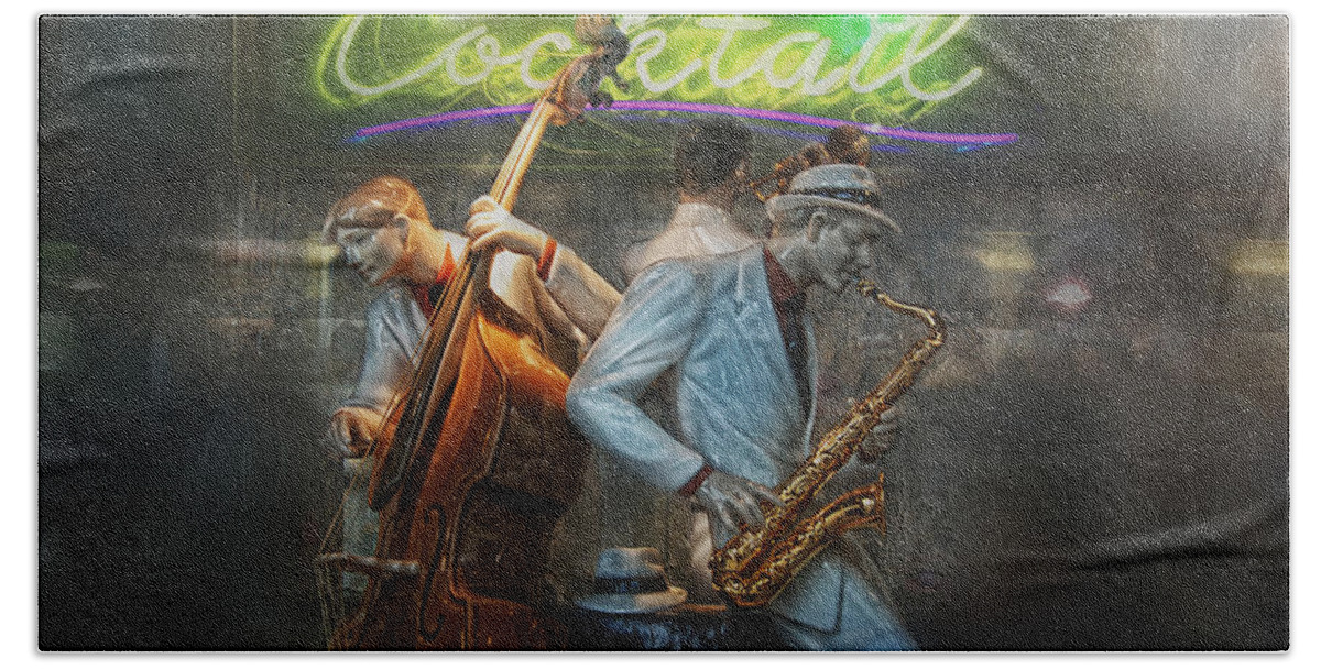 Jazz Beach Towel featuring the photograph Fifties Cocktail Jazz by Joachim G Pinkawa