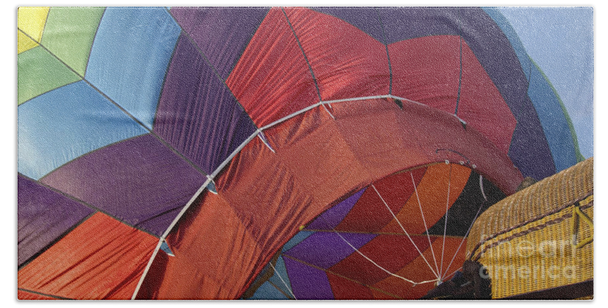 Hot Air Balloon Beach Towel featuring the photograph Flight Plan by Anna Lisa Yoder