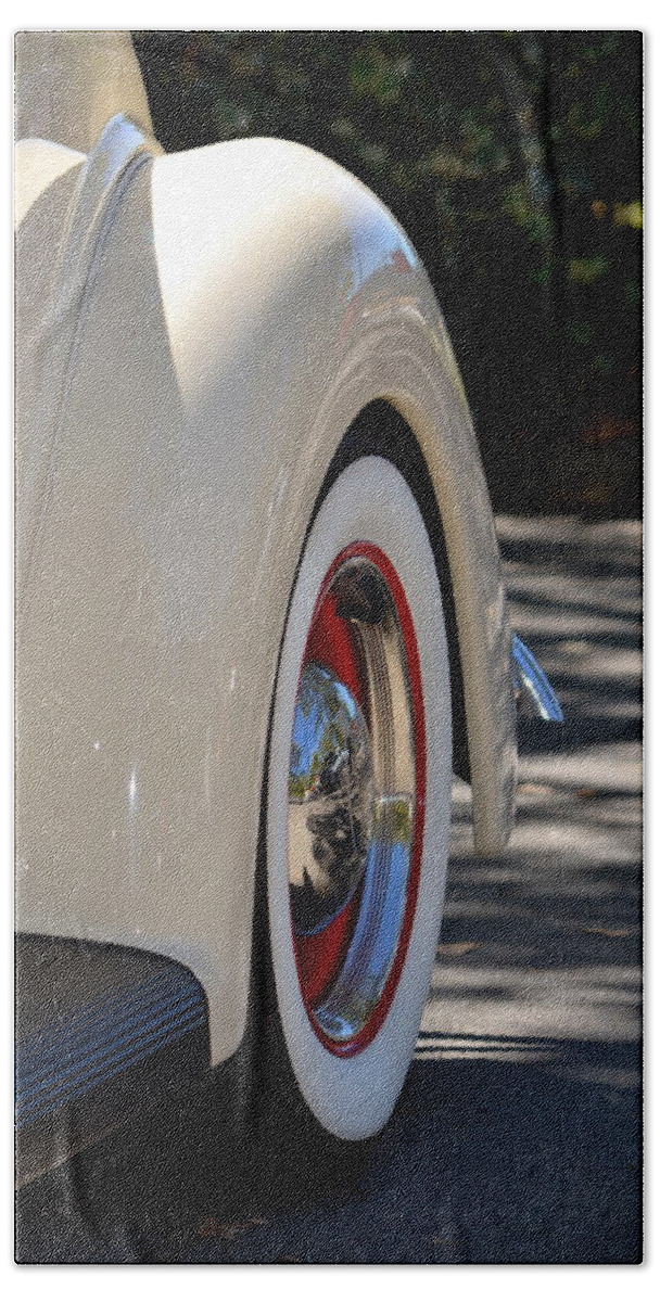  Beach Towel featuring the photograph Ford Fender by Dean Ferreira