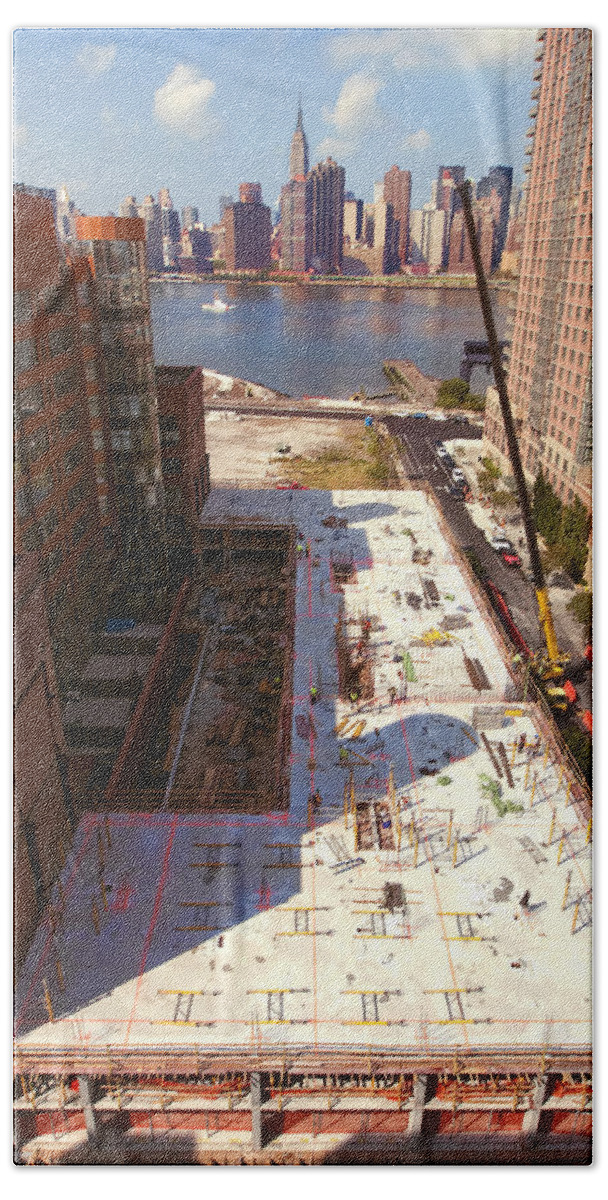  Beach Sheet featuring the photograph Fourth Floor Slab by Steve Sahm