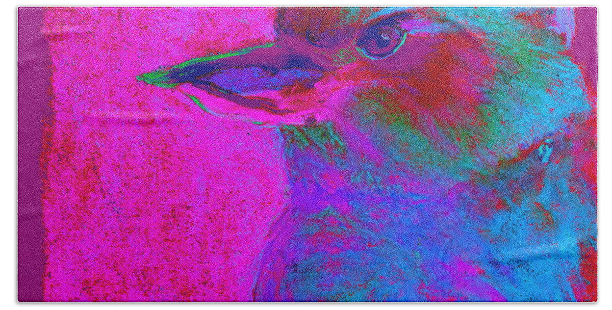 Art Beach Sheet featuring the painting Funky Kookaburra Australian Bird Art Prints by Sue Jacobi