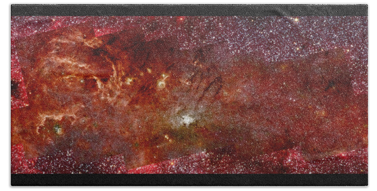 Galactic Center Beach Towel featuring the photograph Galactic Center from Hubble by Barry Jones