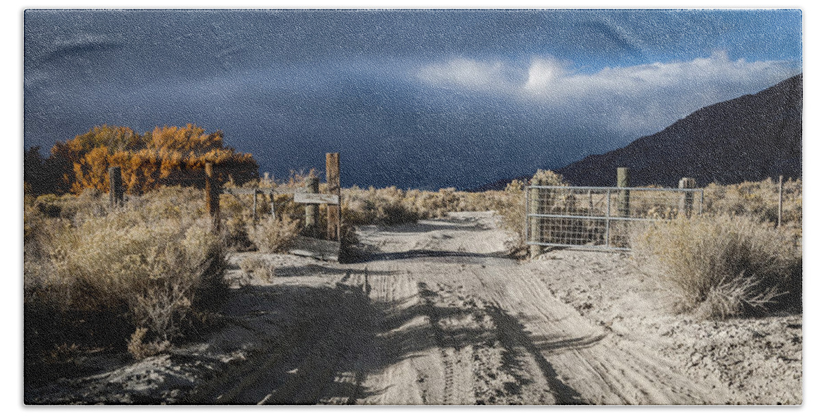 California Beach Sheet featuring the photograph Gate's Open by Cat Connor