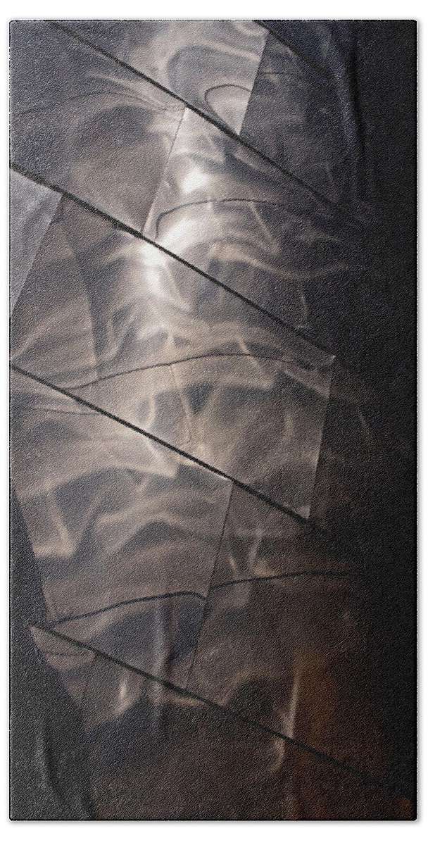 Abstract Beach Towel featuring the photograph Gehry Magic by Rona Black