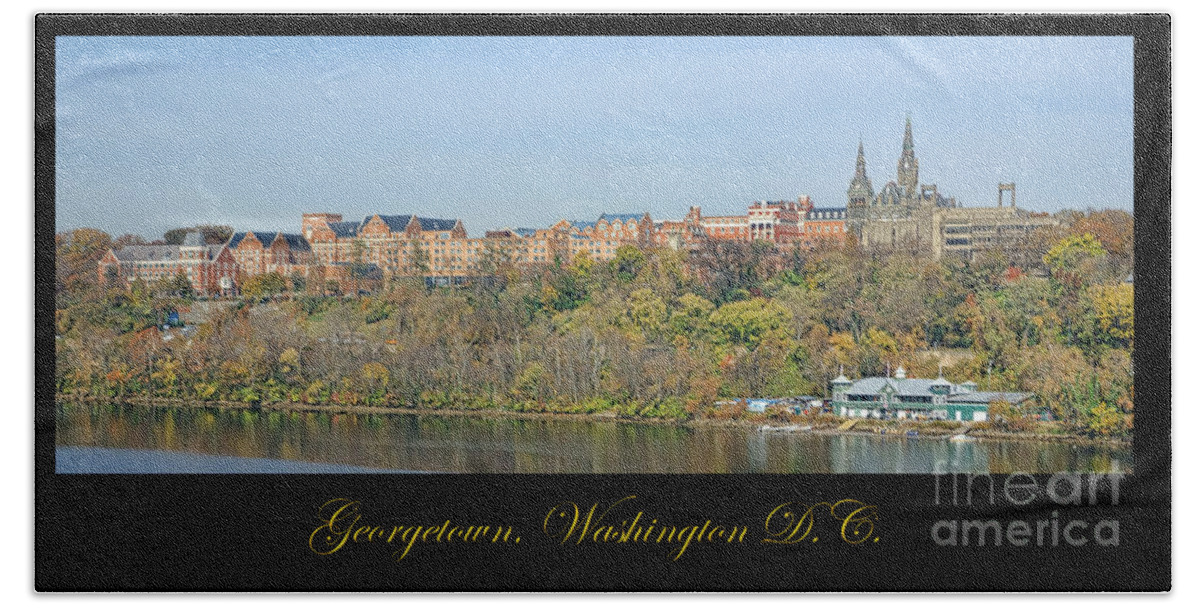Washington Beach Towel featuring the photograph Georgetown Poster by Olivier Le Queinec