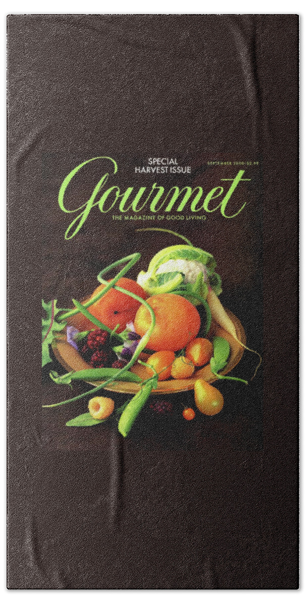 Gourmet Cover Featuring A Variety Of Fruit Beach Towel