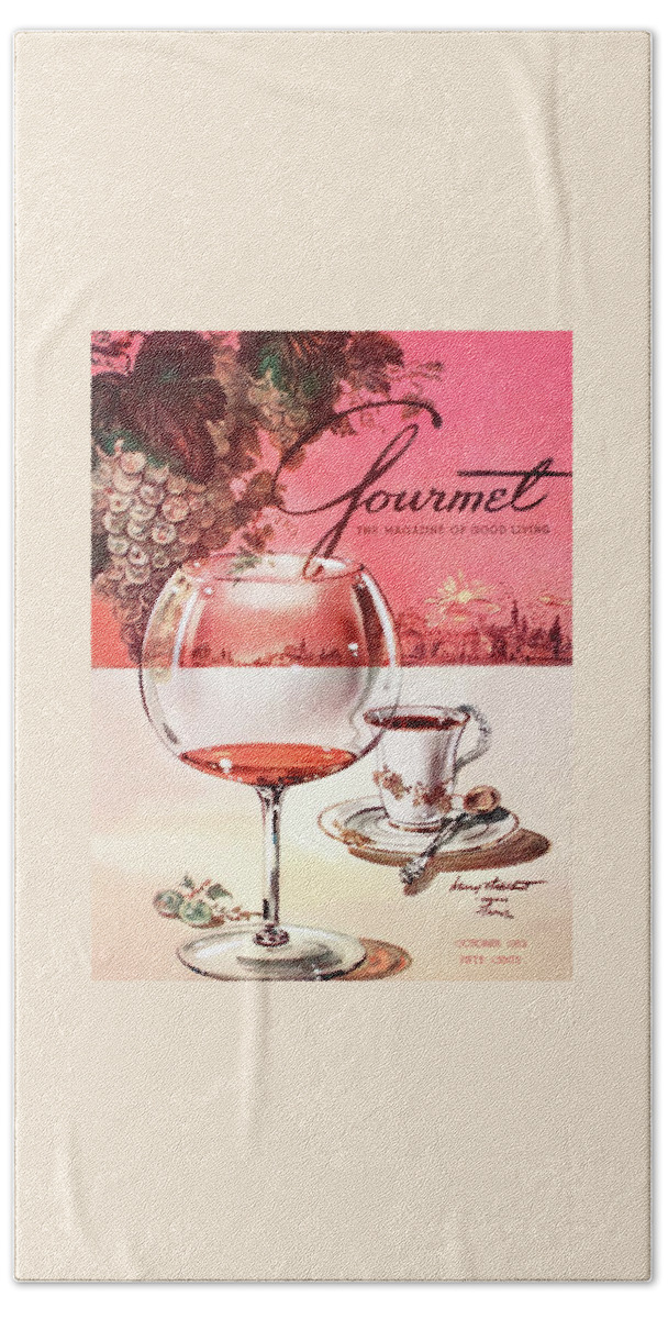 Gourmet Cover Illustration Of A Baccarat Balloon Beach Towel
