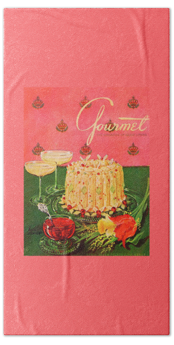 Gourmet Cover Illustration Of A Molded Rice Beach Sheet