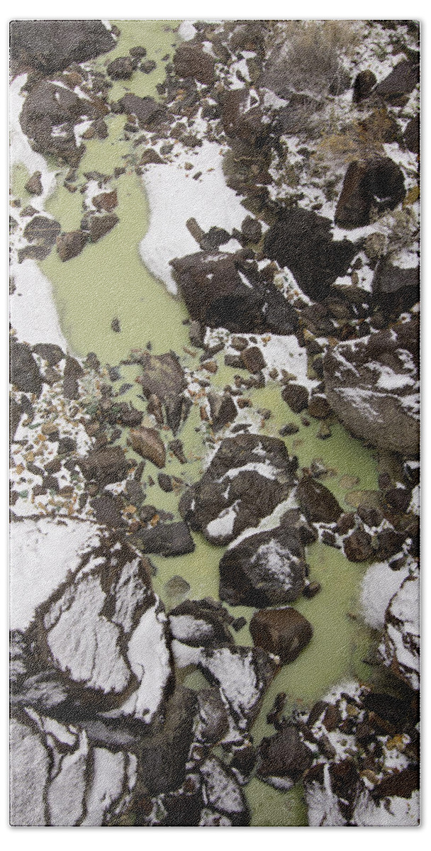Feb0514 Beach Towel featuring the photograph Green River John Day Fossil Beds Nm by Michael Durham