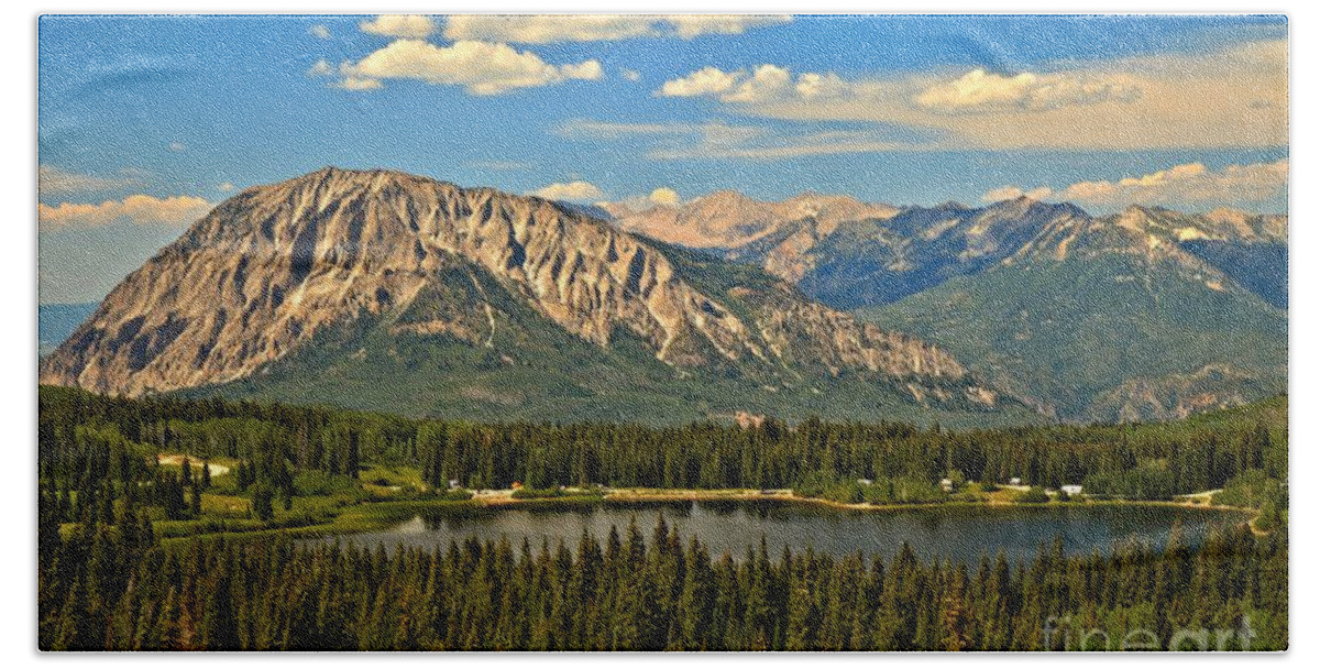 Gunnison National Forest Beach Towel featuring the photograph Gunnison Lakes by Adam Jewell