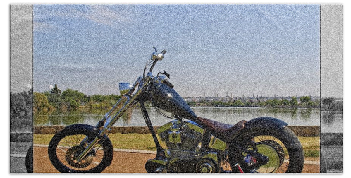  Beach Towel featuring the photograph H-D_a by Walter Herrit