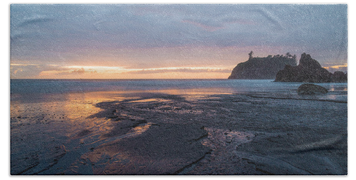 Olympic National Park Beach Towel featuring the photograph Holy Endings by Kristopher Schoenleber