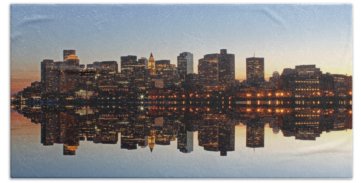 Boston Beach Towel featuring the photograph Hometown by Juergen Roth