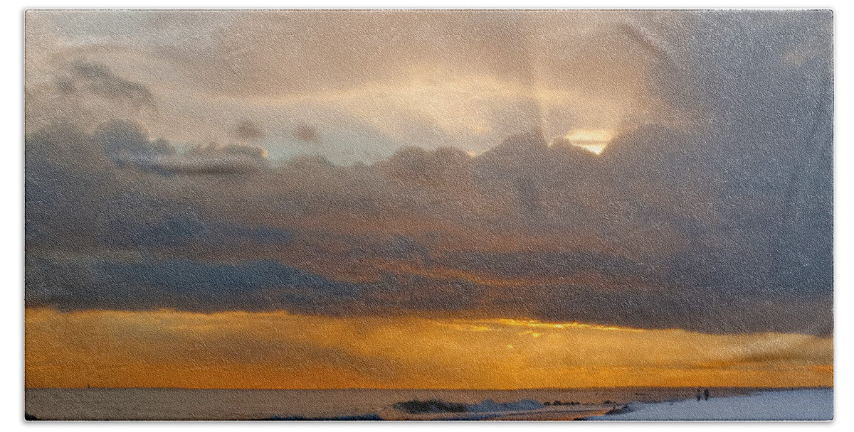 Sunset Beach Towel featuring the photograph Hope by Jean-Pierre Ducondi