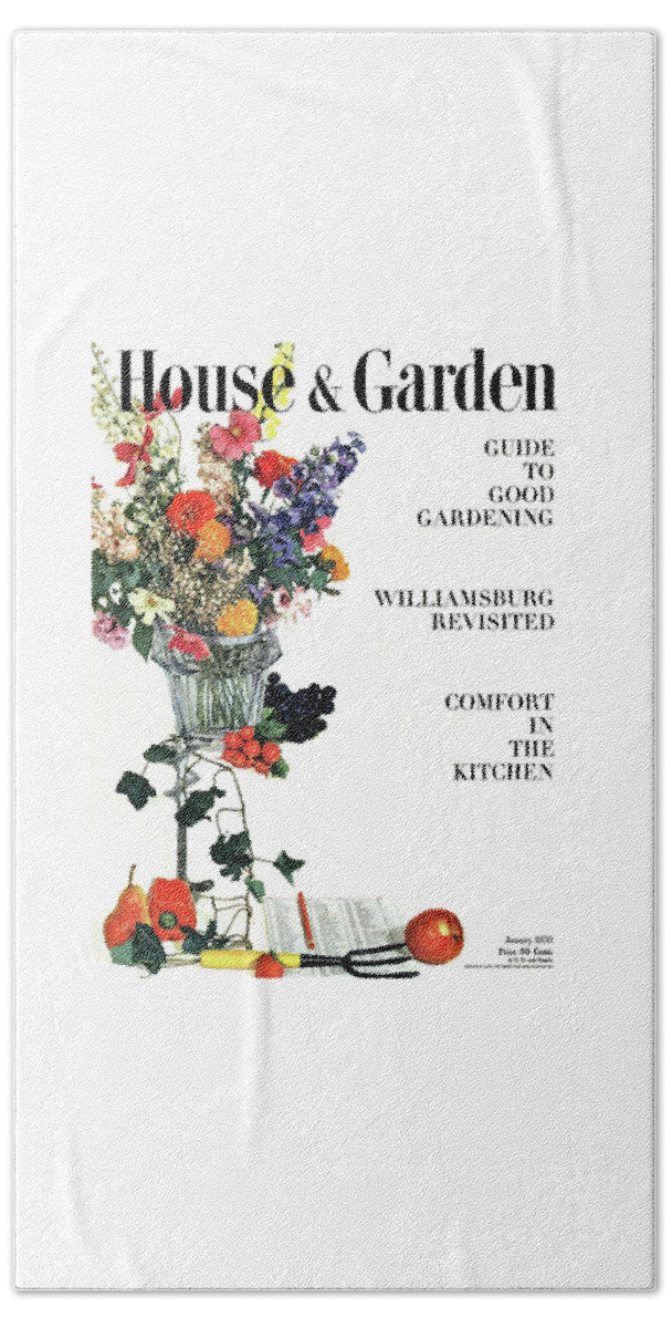 House And Garden Guide To Good Gardening Cover Beach Sheet