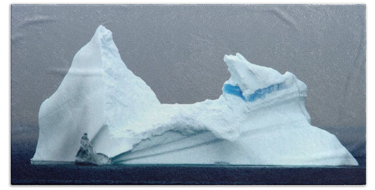 Icebergs Beach Towel featuring the photograph Iceberg in Newfoundland by Zinvolle Art
