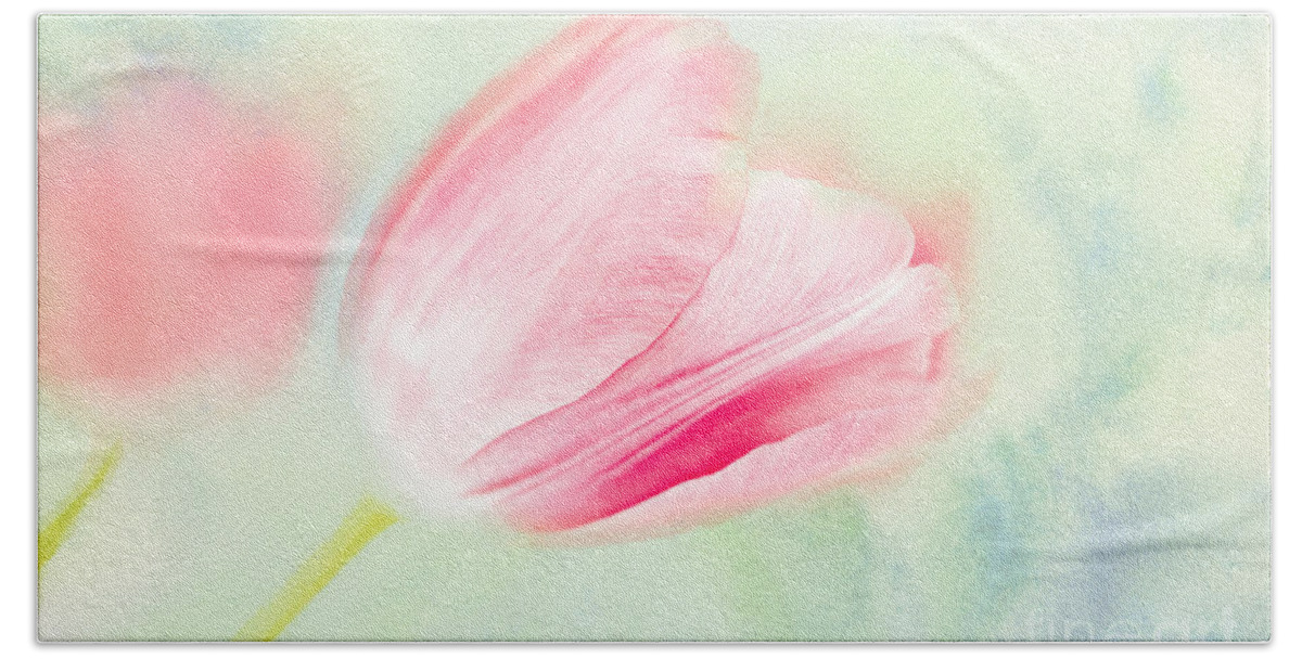 Tulips Beach Towel featuring the photograph Impressions of Spring - III by Marilyn Cornwell