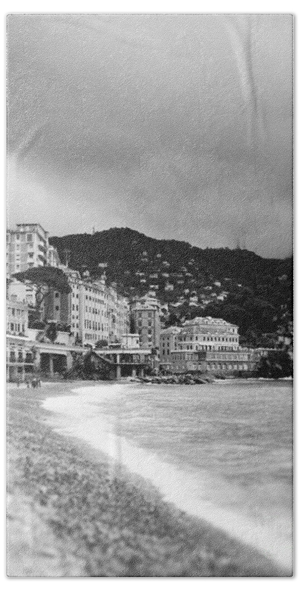 Camogli Beach Sheet featuring the photograph In a dream.... by Ivy Ho