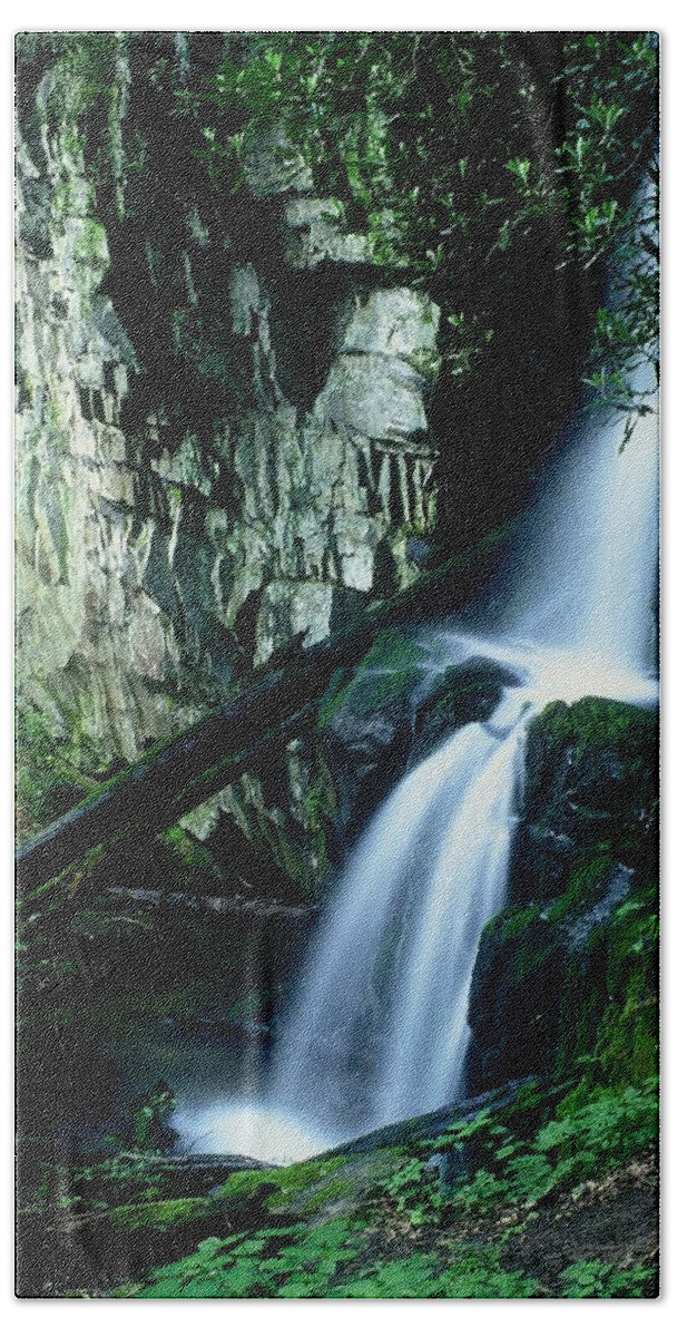 Nature Beach Towel featuring the photograph Indian Falls by Rodney Lee Williams