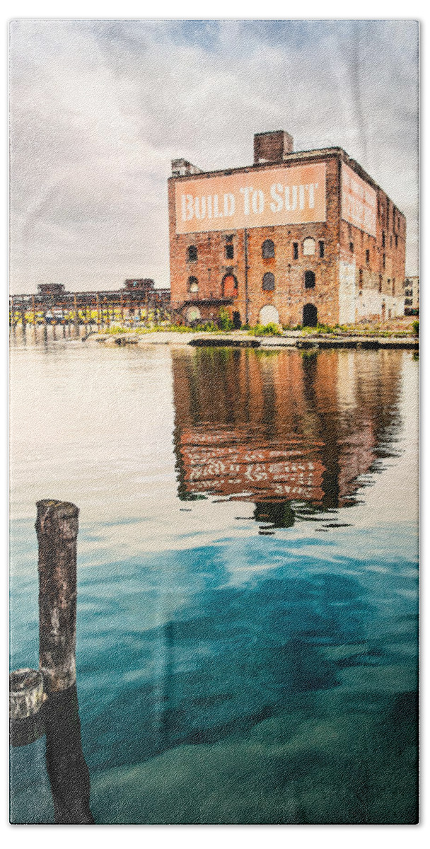 Industrial Beach Towel featuring the photograph Industrial - Old buildings - Build to suit by Gary Heller