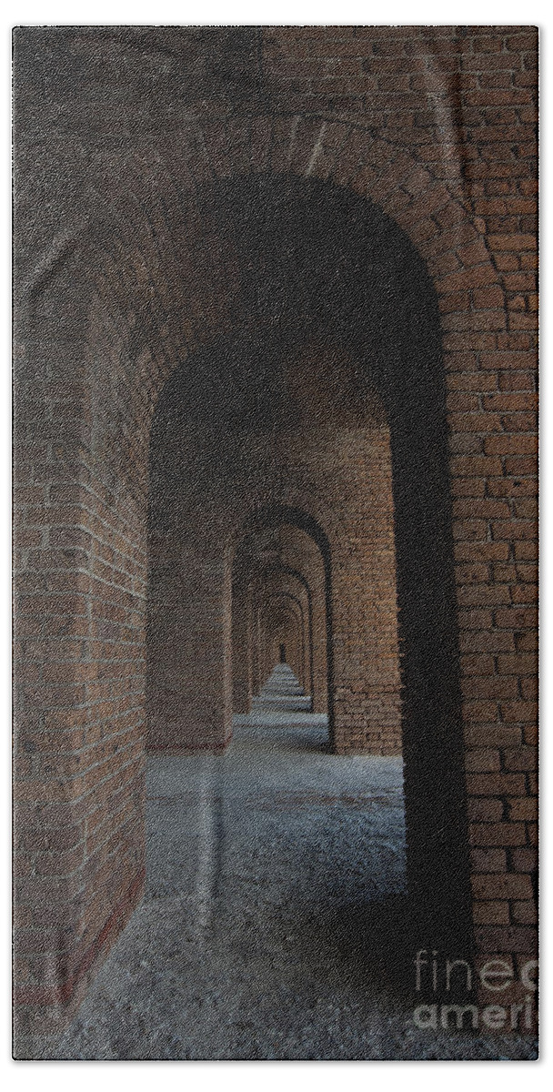 Interior Beach Sheet featuring the photograph Infinite Arch'S by Keith Kapple