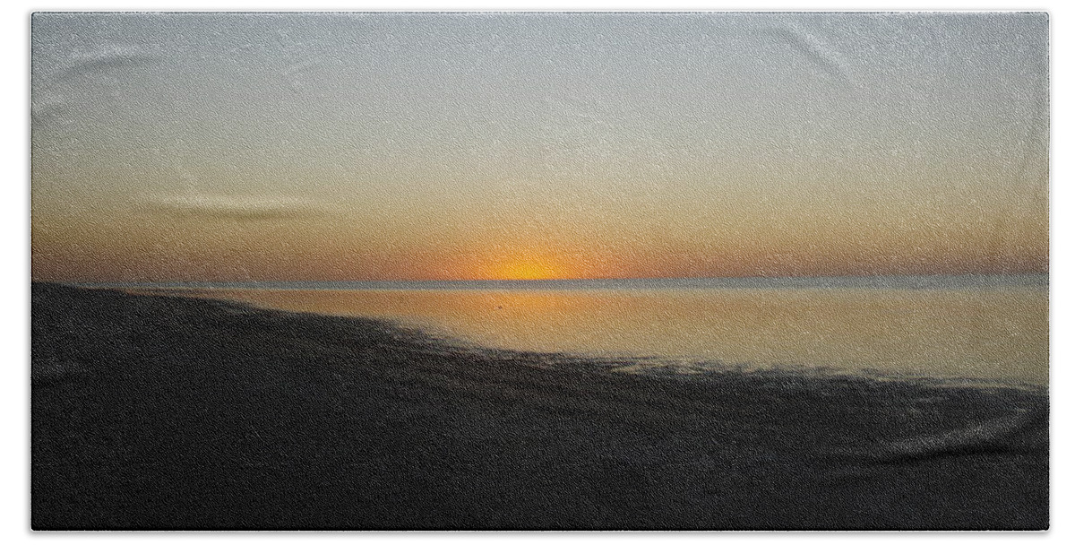 Sun Beach Towel featuring the photograph Island Sunset by Robert Nickologianis