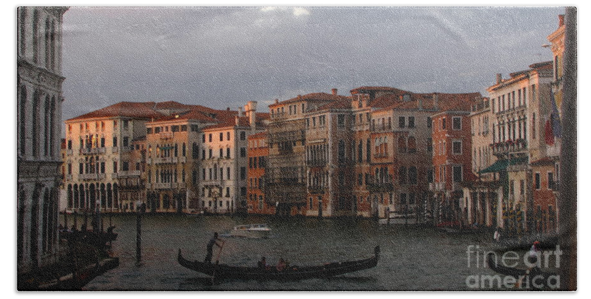 Venice Beach Towel featuring the photograph Italian Evening by Jennifer Wheatley Wolf